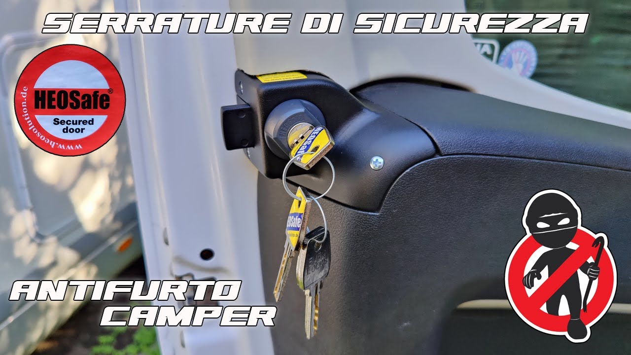 ANTIFURTO CAMPER - Tutorial installazione serrature HEOSafe