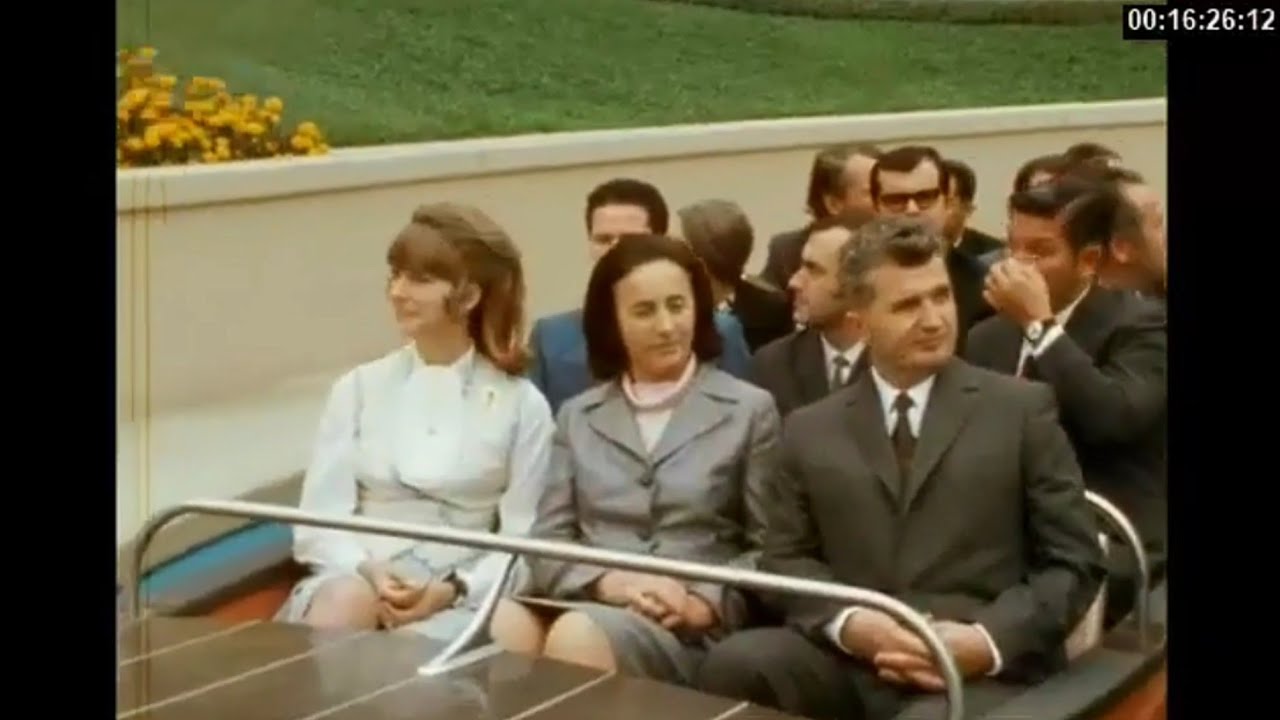 Nicolae Ceaușescu in Disneyland full extremely rare 1970 sound film (ARCHIVAL courtesy of btm0815ma)