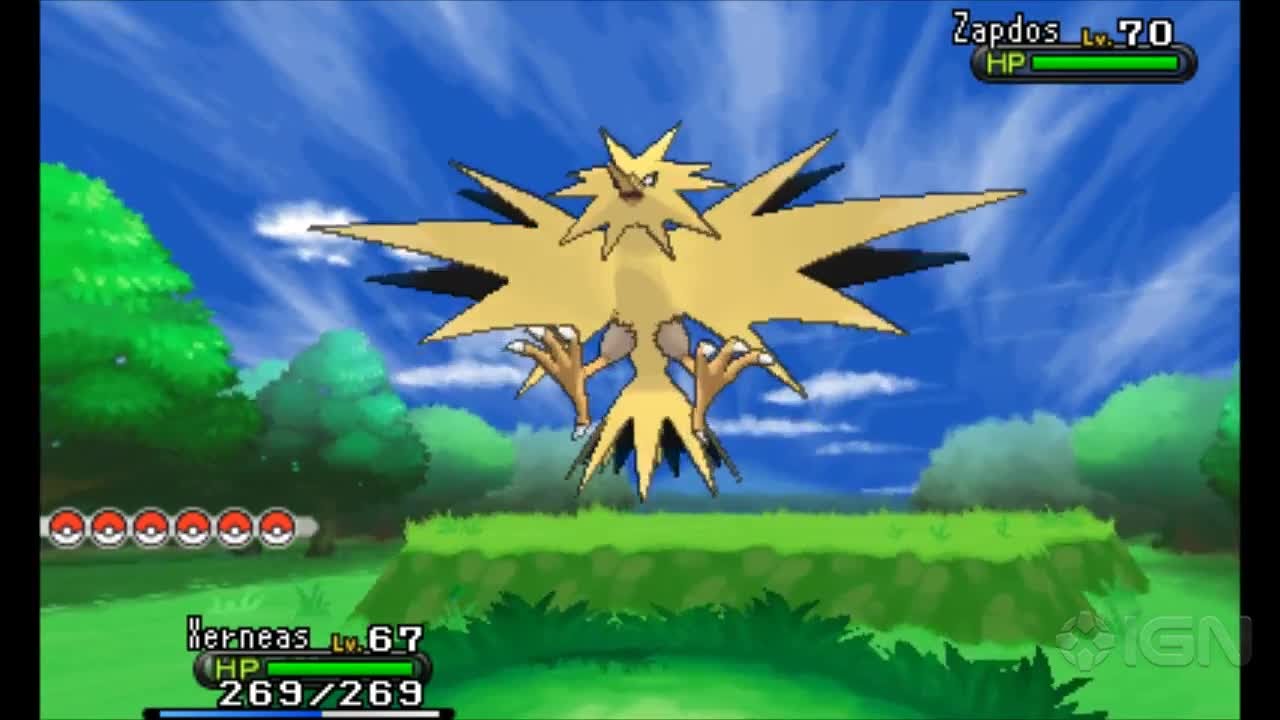 Pokemon X / Y - How to Catch Articuno, Zapdos, or Moltres