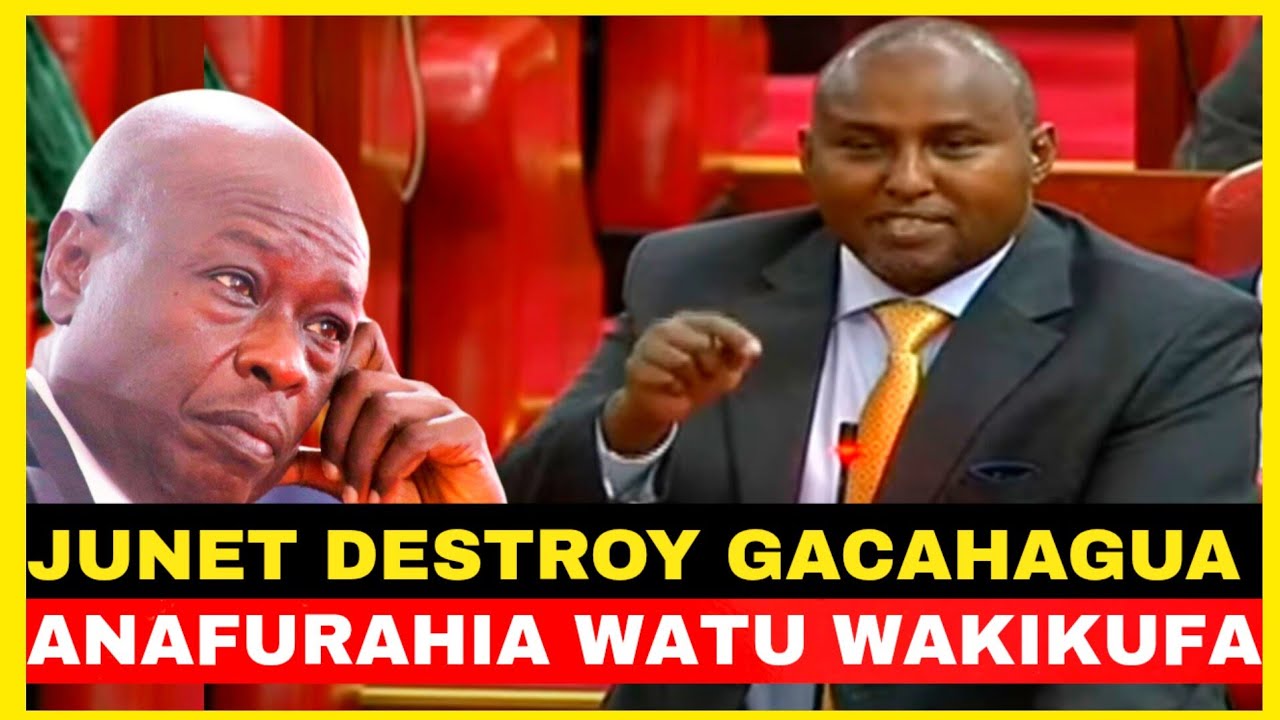 JUNET DESTROYS GACHAGUA OVER FLOODS & EVICTION OF TRADERS