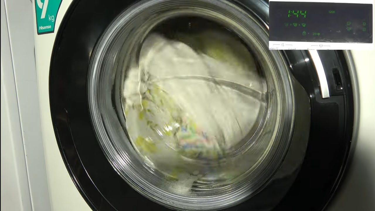 Review of Hisense WFNA9012 9kg A+++ 1200 spin washing machine