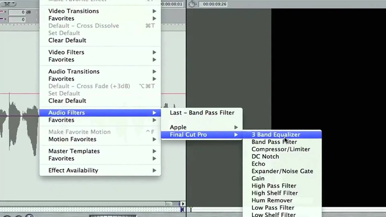 Telephone Effect Final Cut Pro