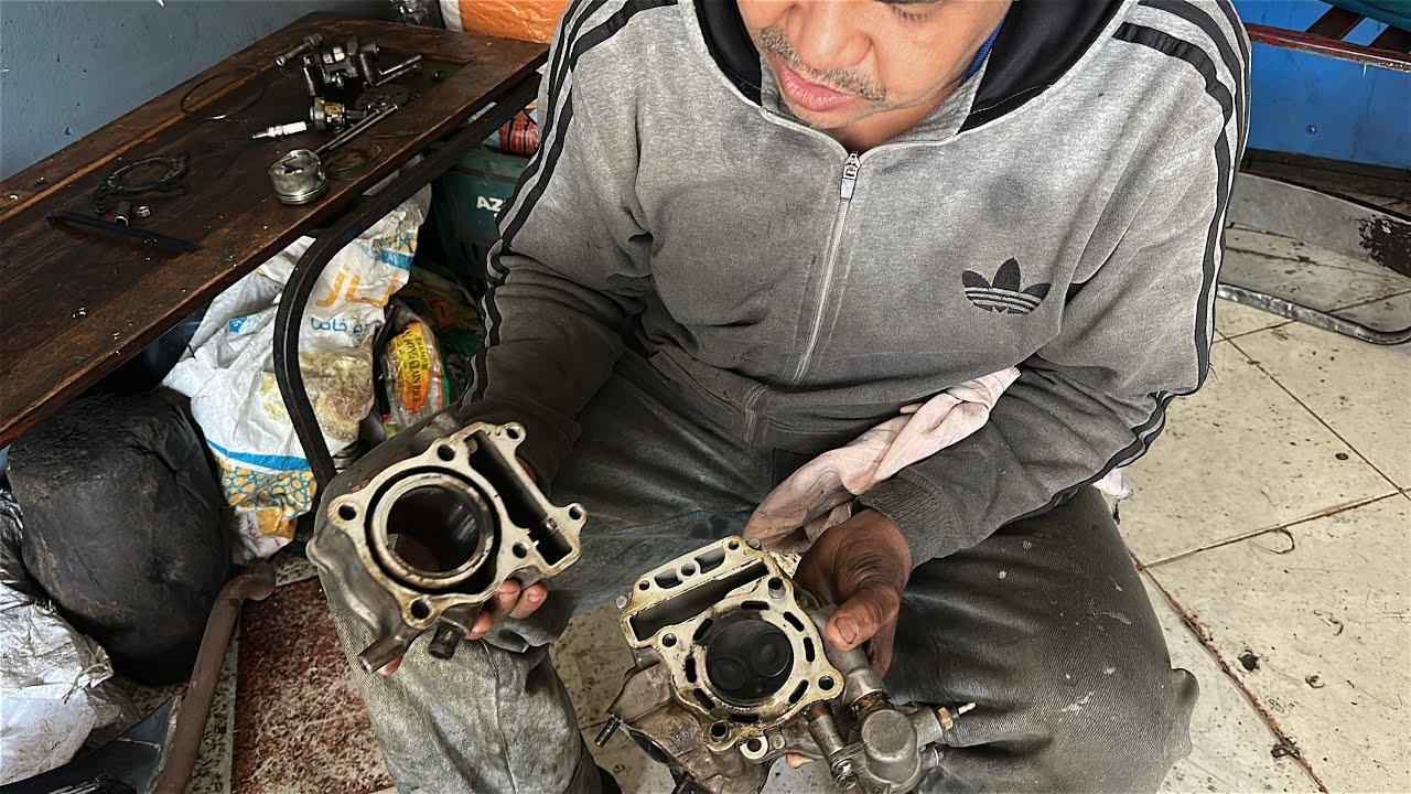 مشكل يعانون منه الكثير من الناس الذين يمتلكون دراجة نارية من نوع keway 😱😱😱😱