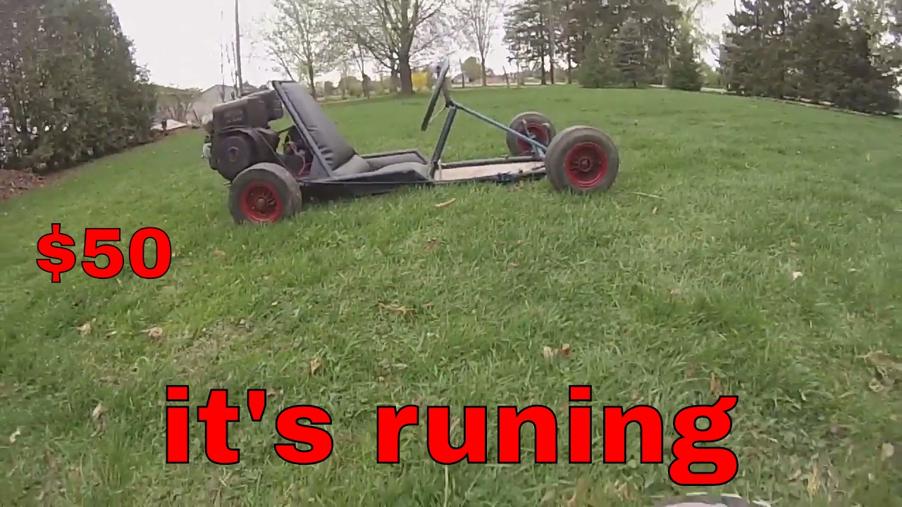 Vintage Go Kart with 8hp Briggs for $50 ! part14