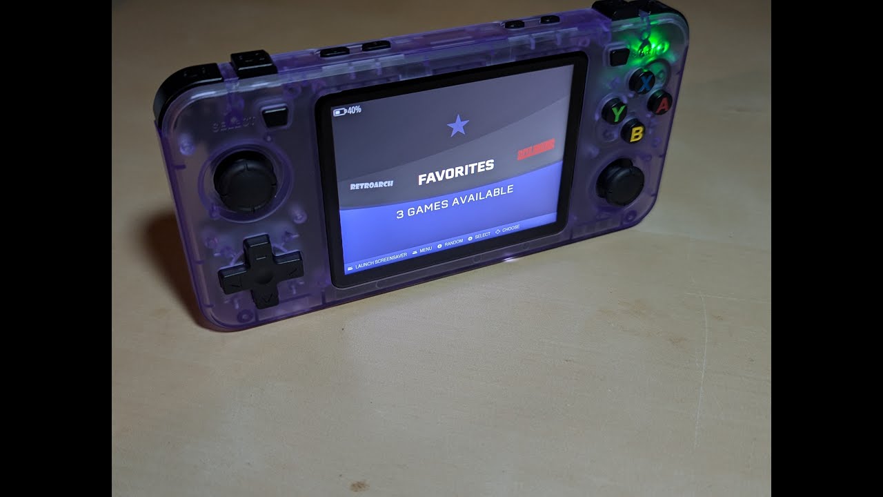 A Horizontal R36S? | R36H Budget Retro Handheld Review | Grimace's Birthday Game Showcase