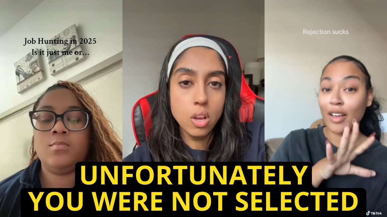 The Pain Of Constantly Being Rejected From Jobs | TikTok Rants On The Job Market