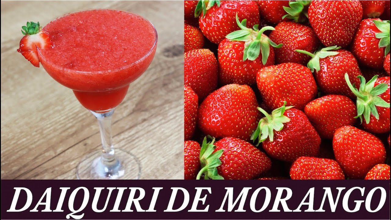 Como fazer Daiquiri de Morango • Strawberry Daiquiri
