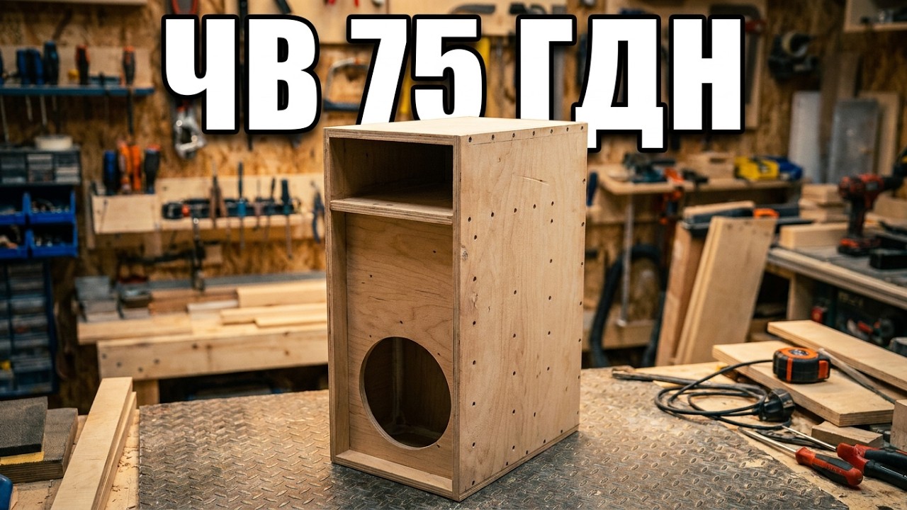 ЧВ 75 ГДН - сабвуфер своими руками