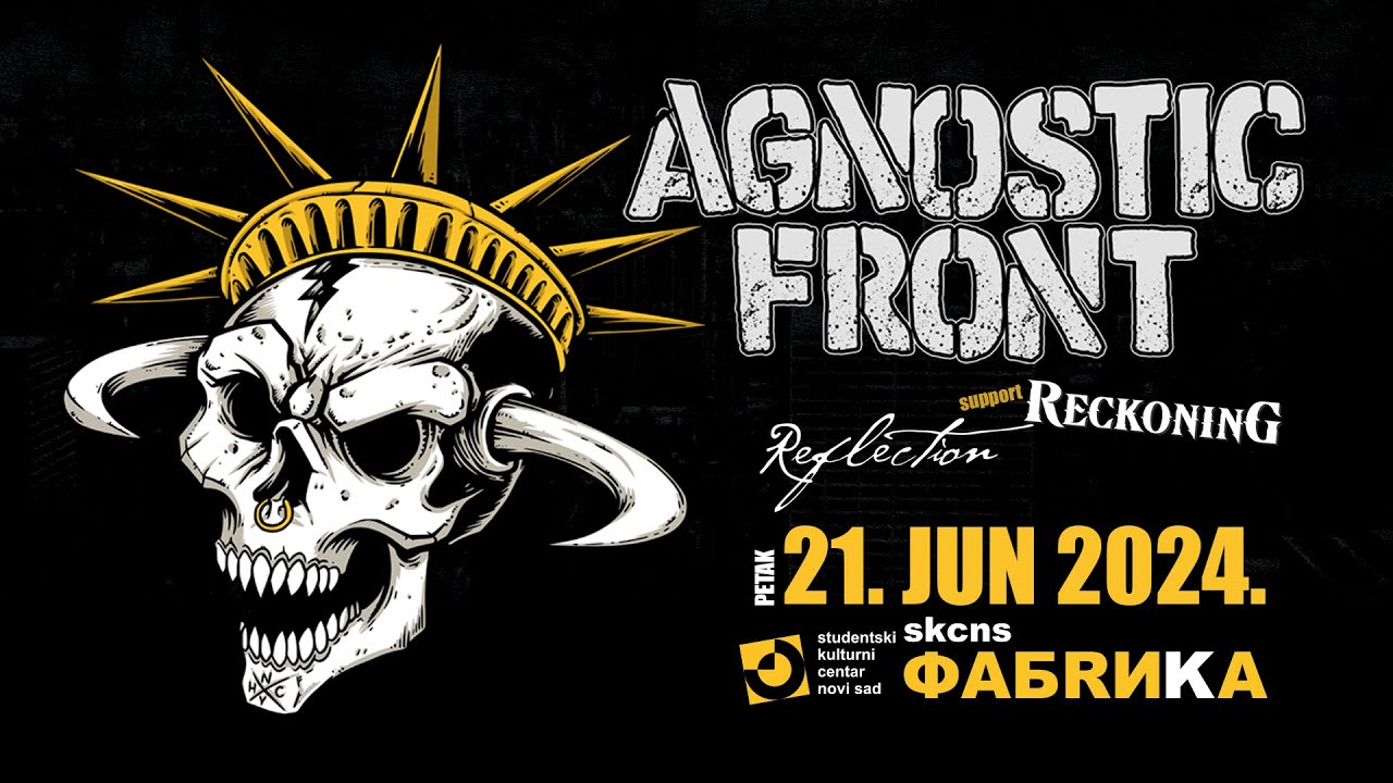 Agnostic Front - For My Family/Friend Or Foe (SKCNS Fabrika, Novi Sad, 21.6.2024.)