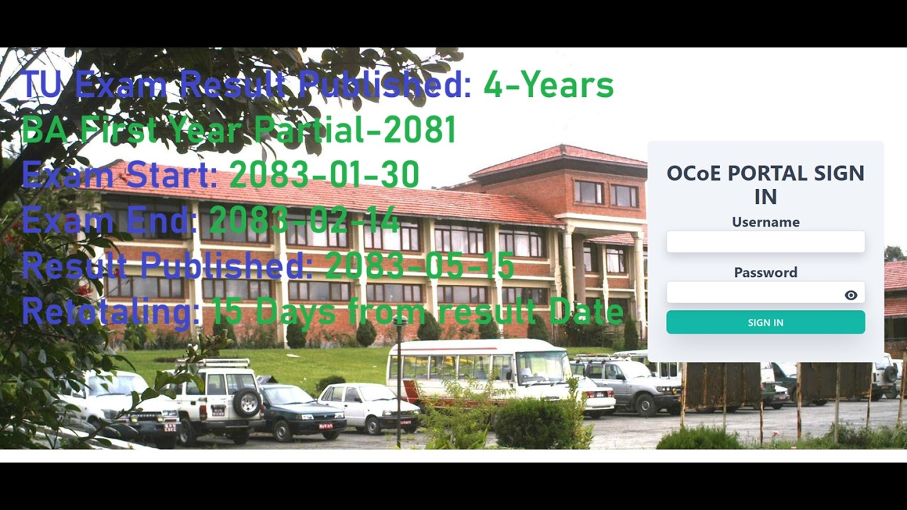 TU Exam Result Published: 4-Years BA First Year Partial-2081