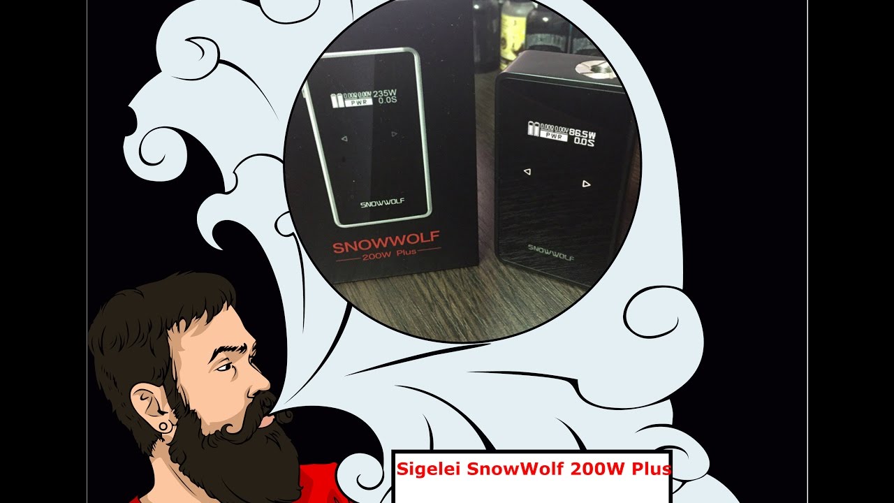 Vape обзор №166. Sigelei SnowWolf 200W Plus dream-market.cc