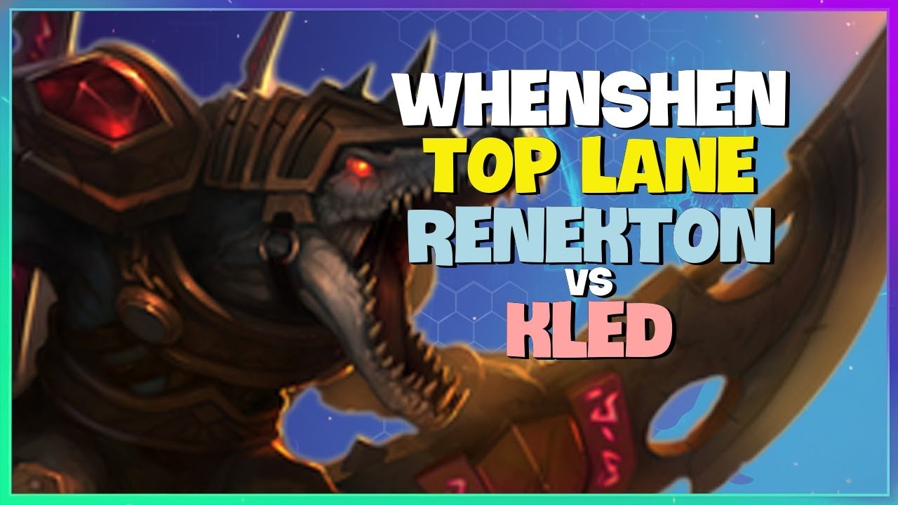 Rank 1 Super Server WhenShen Challenger Renekton Tactics and Macro Breakdown Engsub