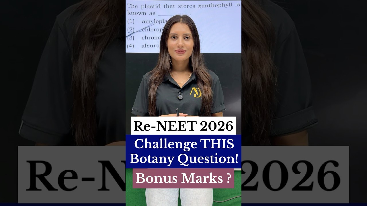 Bonus Marks in Re-NEET? 🚨 Challenge This Botany Question! | Shivani Ma'am #shorts