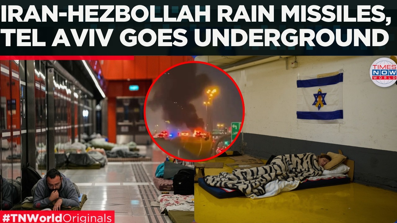 'Sirens Across Israel': Iran and Hezbollah Launch Joint Strike on Tel Aviv; Millions Underground
