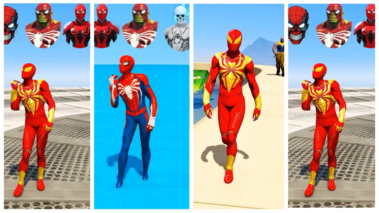 SUPERHERO MEGA BATTLE – SPIDERMAN 🆚 IRONMAN #29