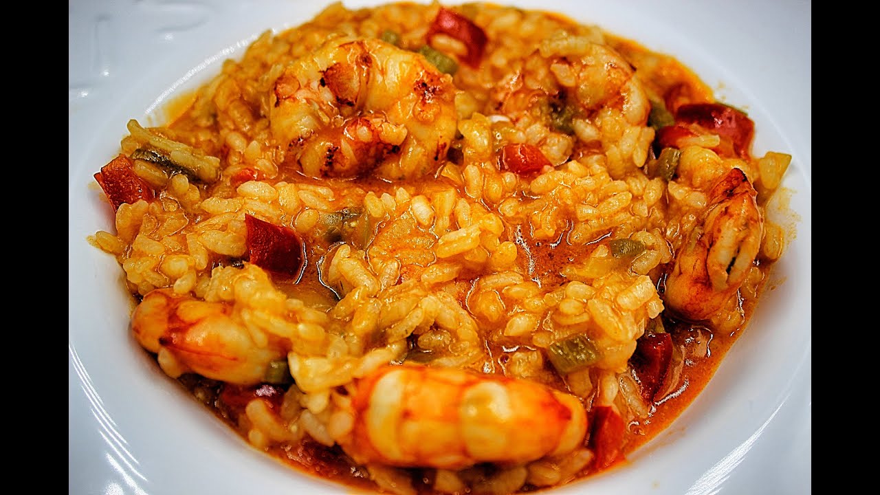 Arroz con gambones