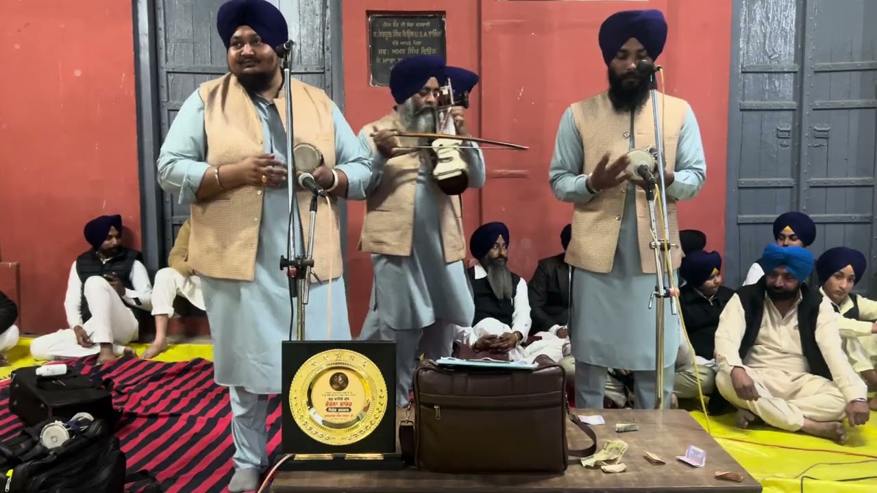 Nagar kirtan Baba BAWNA Ji PIND Khandoor. Dhadi Jatha giani Tarlochan singh bhumaddi.