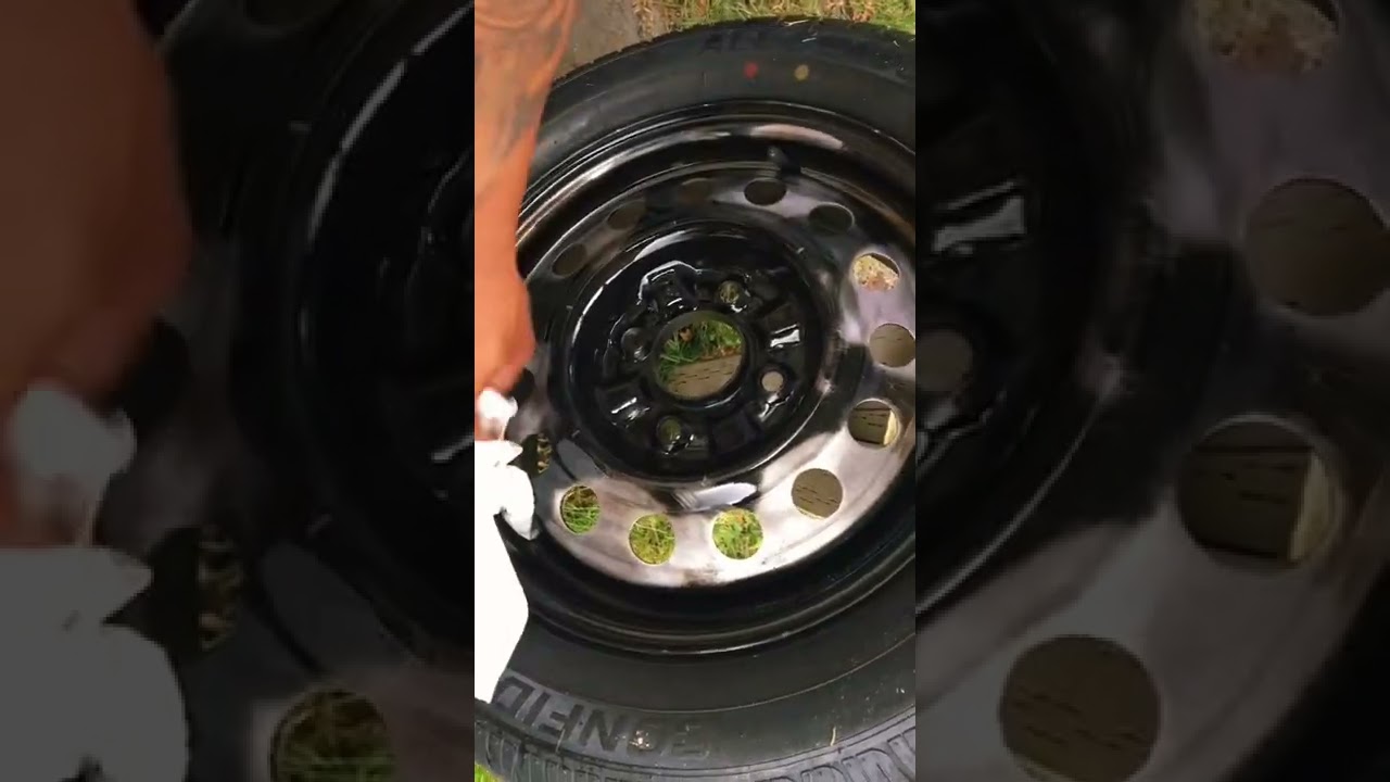 Steel Wheel Restoration! #shorts