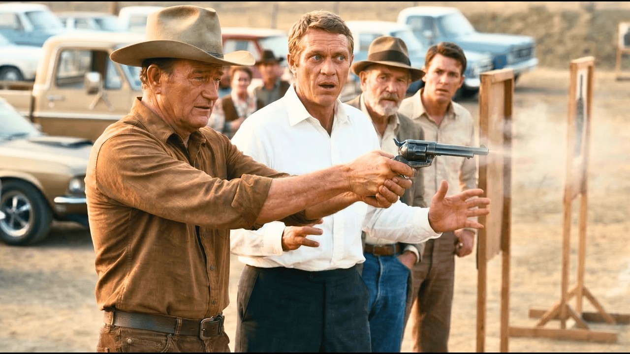 Steve McQueen Challenged John Wayne to a SHOOT OFF — What He Did Was Unthinkable