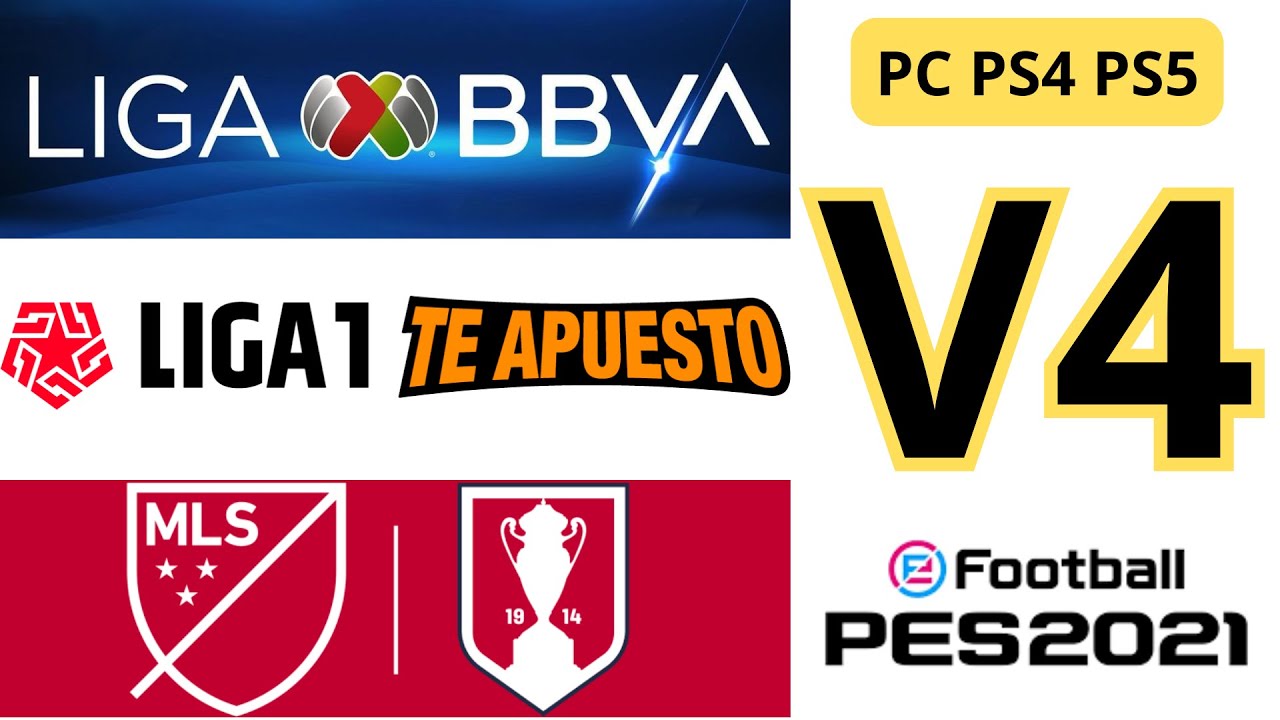 Option File 2026 | V4 | Completo + Liga MX/LIGA1/MLS | PES2021 | PS5 | PS4 | PC
