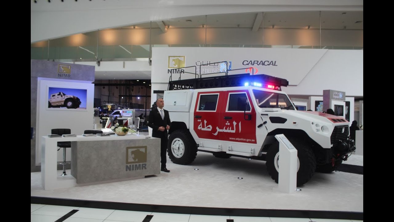 NIMR ISNR 2016 Ajban 440 police protected vehicle Ajban ISV SWAT assault ladder 4x4 armored vehicle