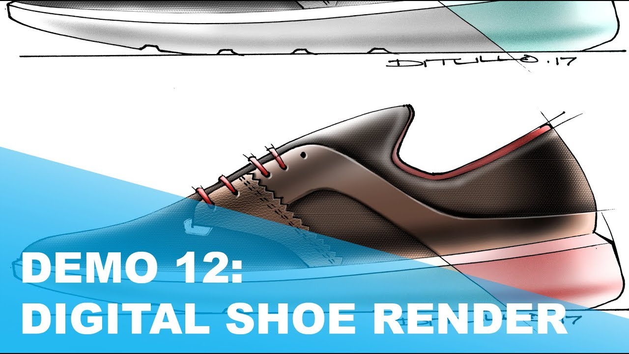 Demo 12: How To Render A Shoe in Photoshop