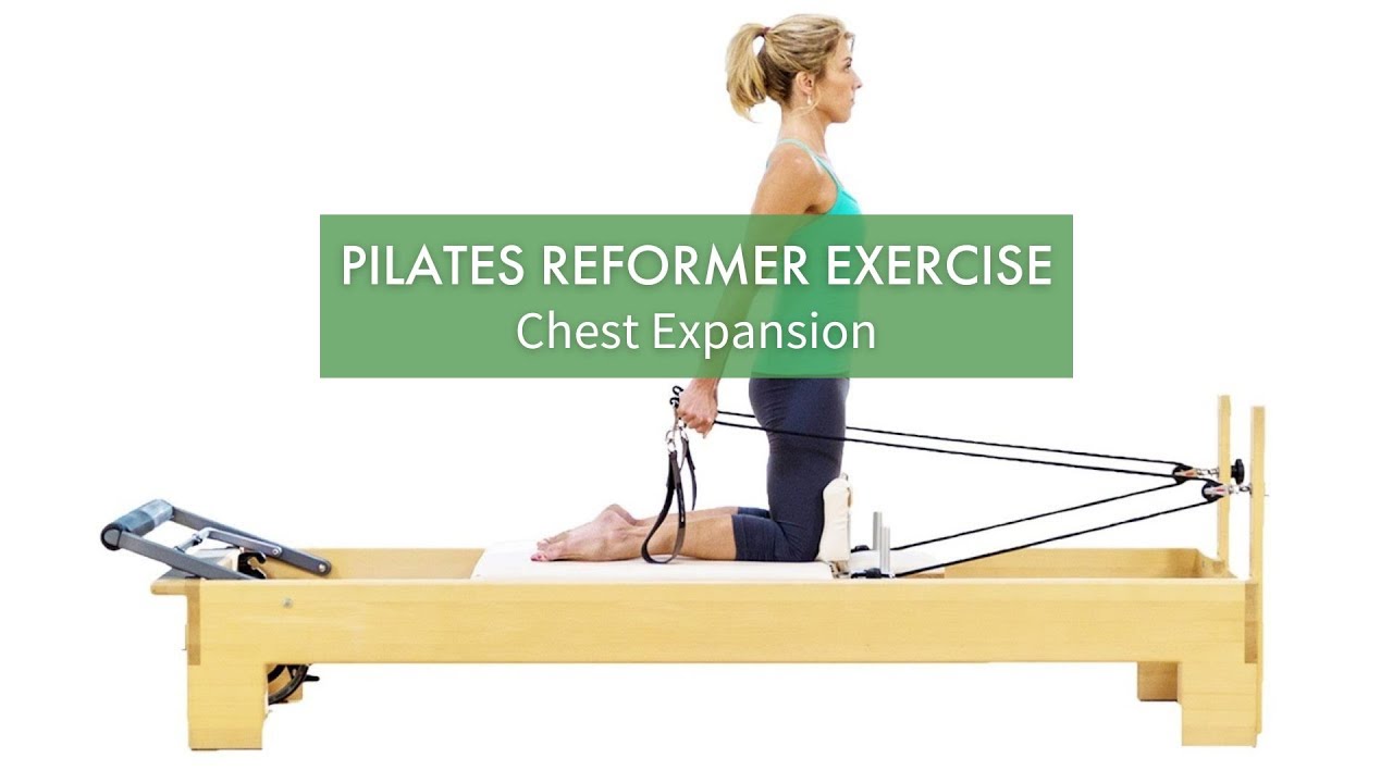 Упражнение на реформере пилатеса: расширение грудной клетки | Pilates Anytime