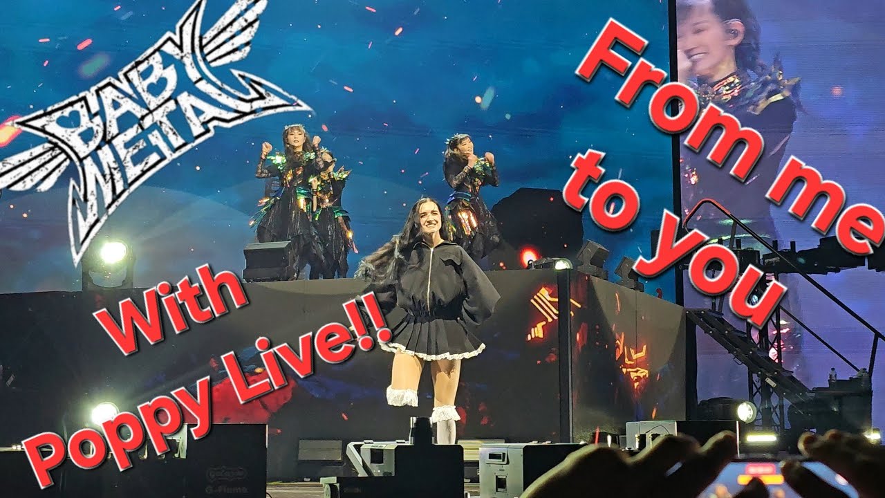 [Berlin May 2025] Babymetal - From me to you feat. Poppy!! -  Velodrome - Live - 4k