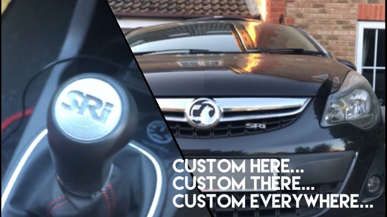 Corsa D Custom Gear Knob & Grille Badge // NOTaVXR