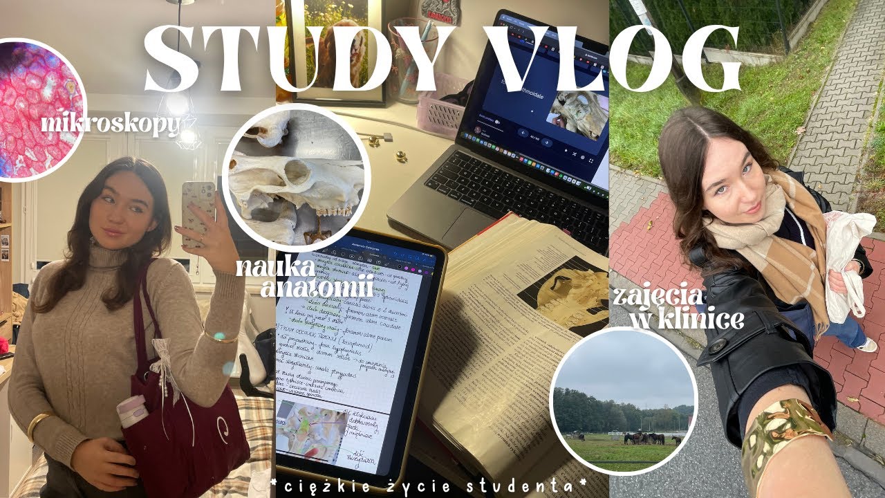 STUDY VLOG | 📚 uczymy się anatomii na studiach🩺