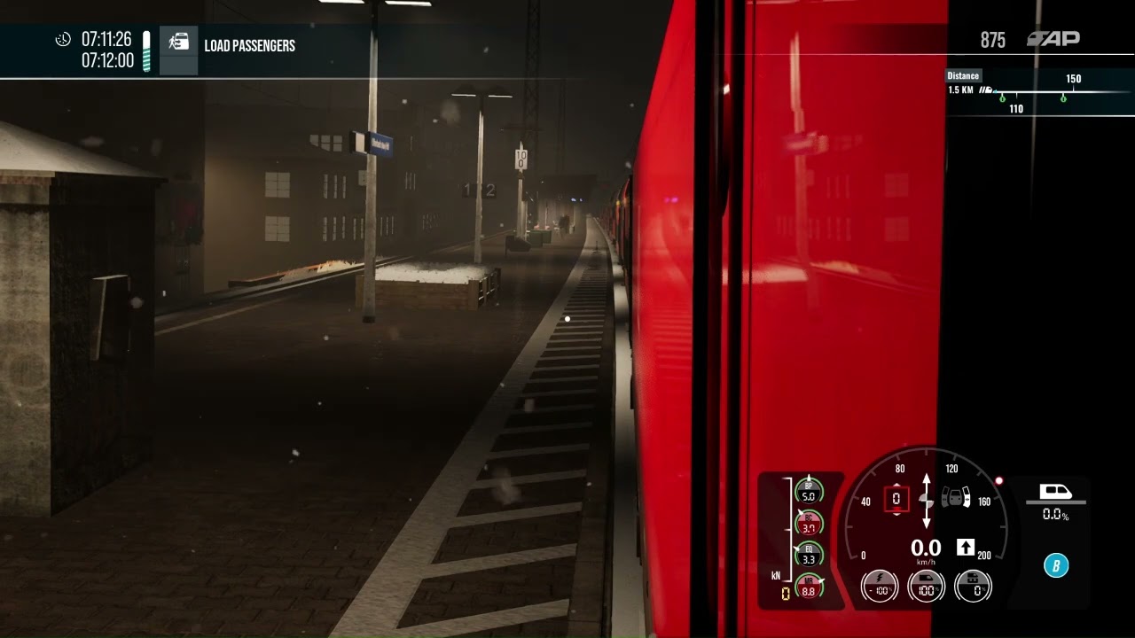 Train Sim World 5 - Into Frankfurt Beneath Falling Snow ❄️🚆
