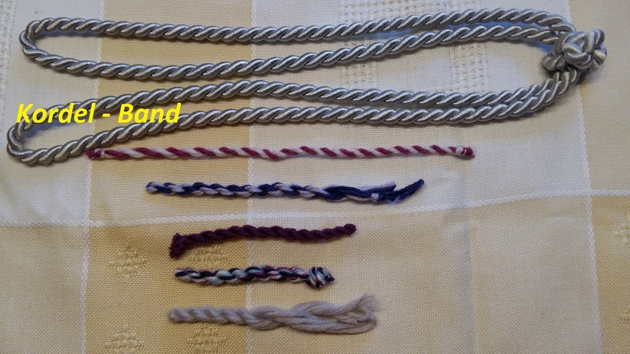 174*Kordel*Band wickeln ohne Nadeln*