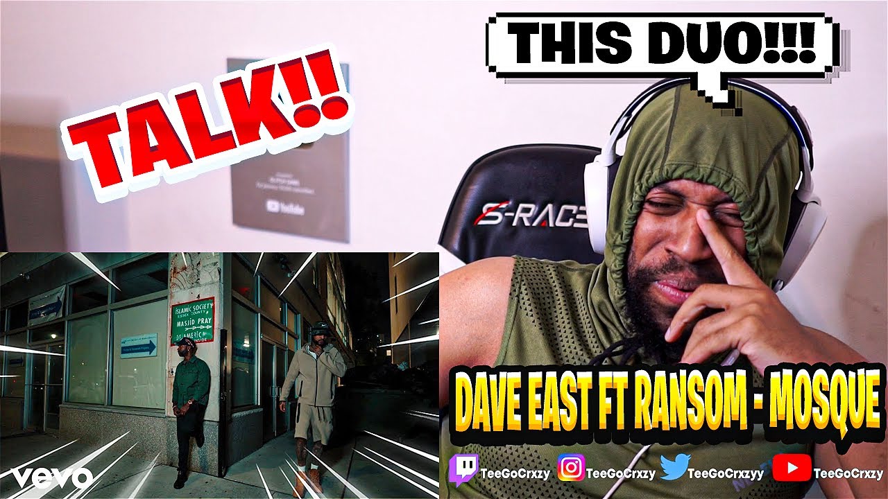 REAL TALK TIME!!! Dave East ft. Ransom - THE MOSQUE (REACTION)