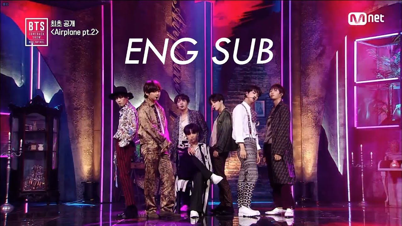 [ENG SUB] BTS (방탄소년단 ) - Airplane pt 2 @BTS COMEBACK SHOW