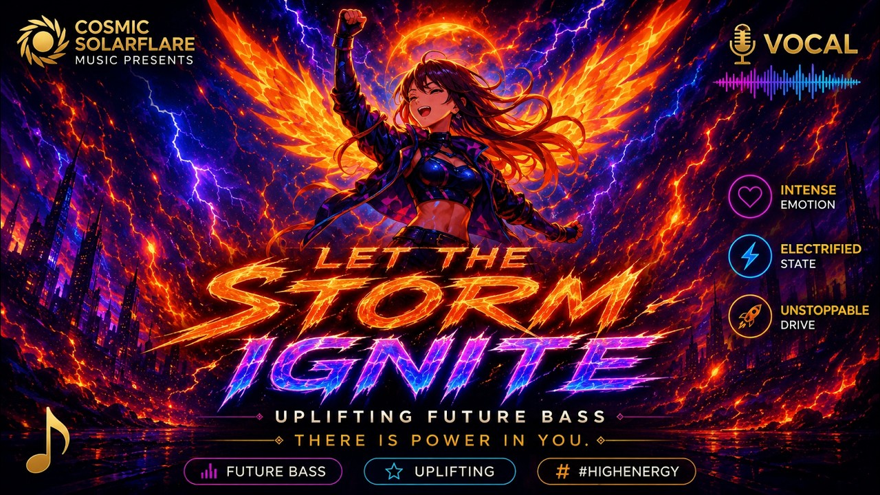 Cosmic Solarflare &ndash; Let the Storm Ignite &middot; Uplifting Future Bass🎙️