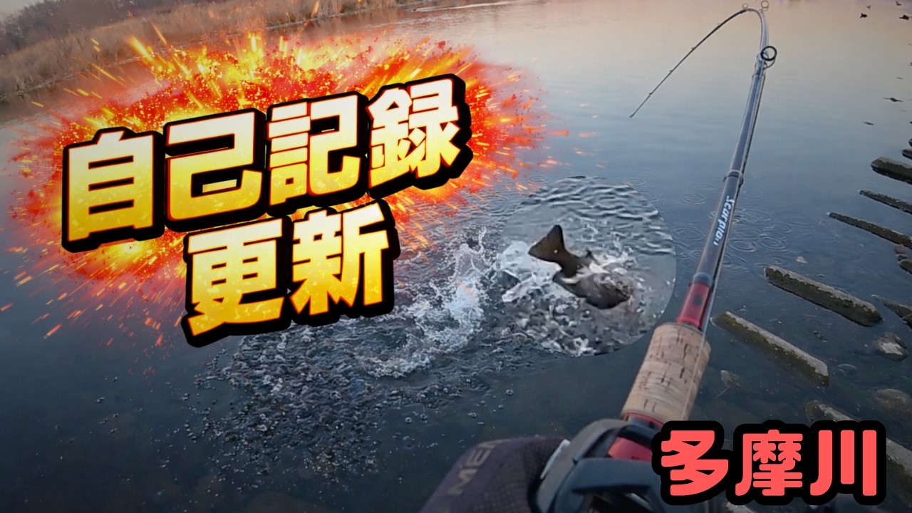 【多摩川】初バスとスモールの自己記録更新