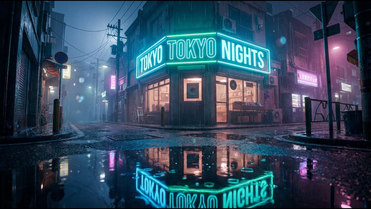 Lofi Night Streets 🌧️ | Calm Lofi Beats for Stress Relief & Night Study