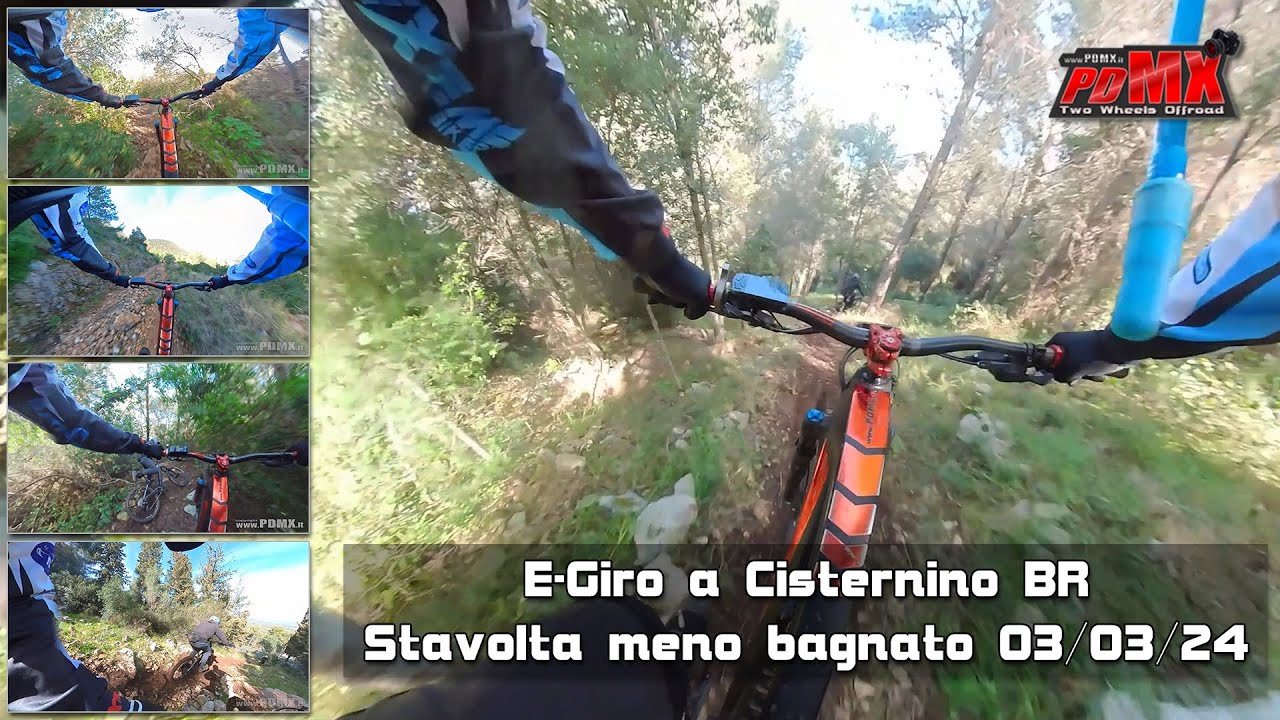 E-Giro a Cisternino BR - Stavolta meno bagnato 03/03/24 Prime riprese DH Monte Pizzuto dall'Antenna!