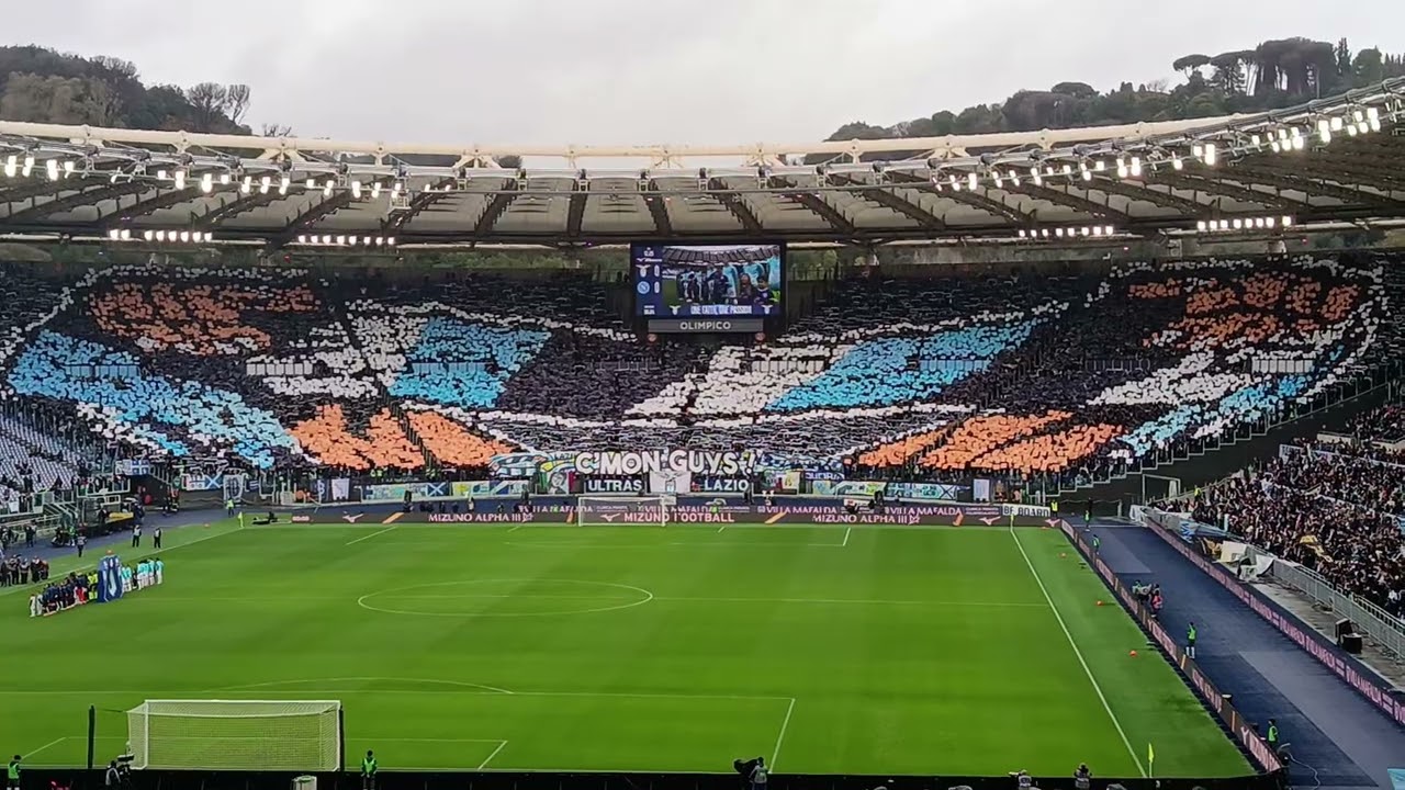 COREOGRAFIA /LAZIO-NAPOLI. CURVA NORD