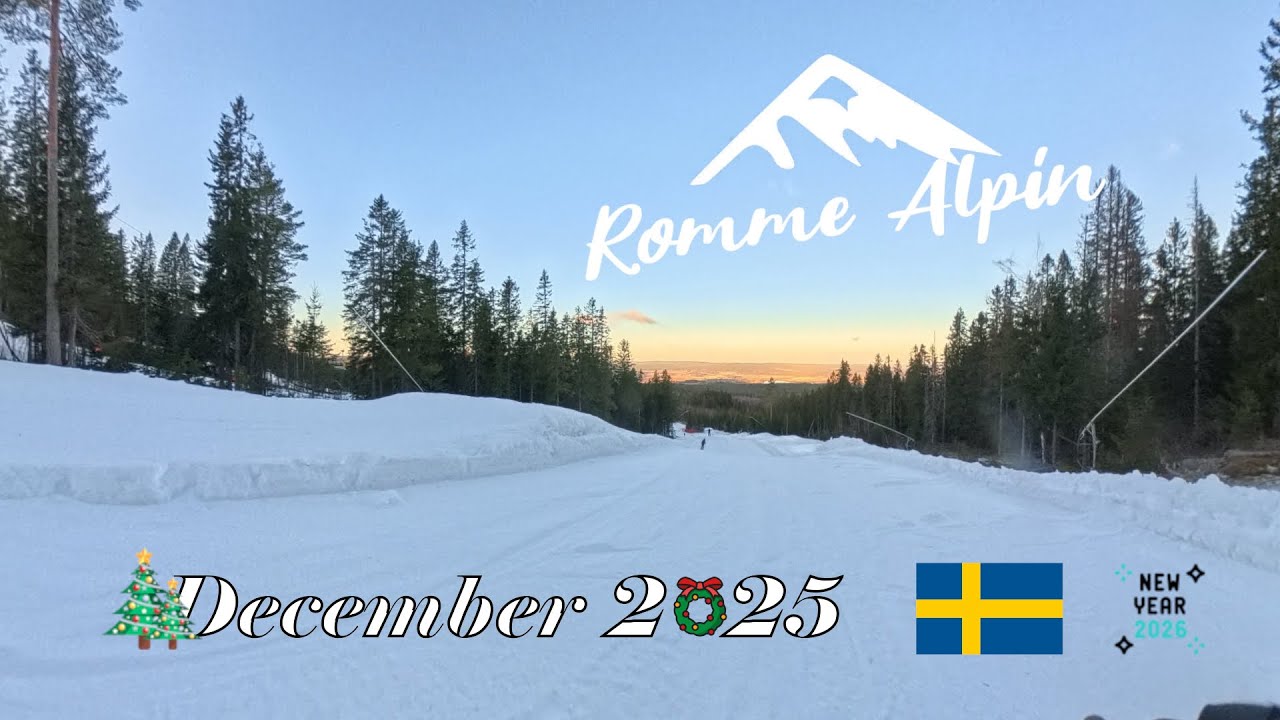 Romme Alpin, Sweden, December 2025 | Blue 30 Calles Kurvor |