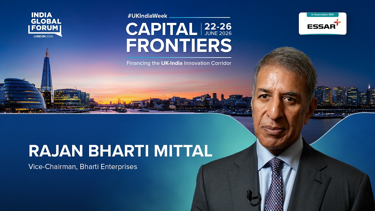 Раджан Бхарти Миттал, заместитель председателя Bharti Enterprises на UK-India Week 2026