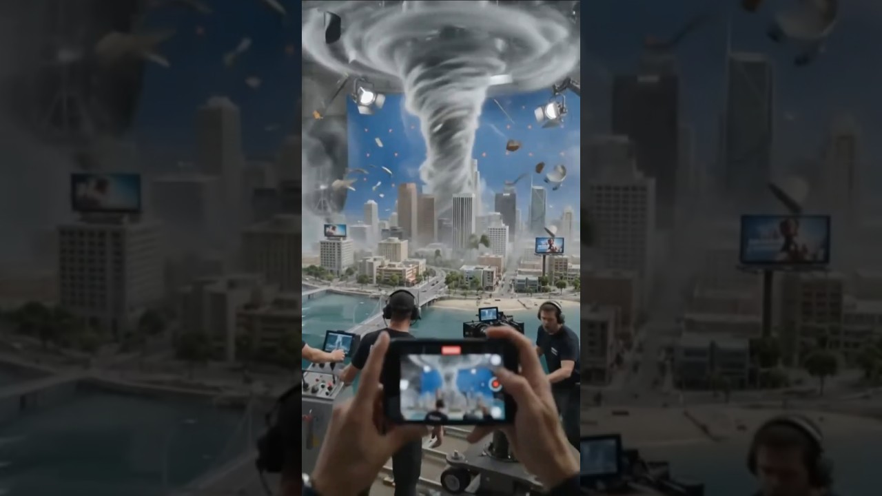 👉 Giant Tsunami & Powerful Wind Vortex Destroy the City 🌊🌪️😱 | Epic VFX