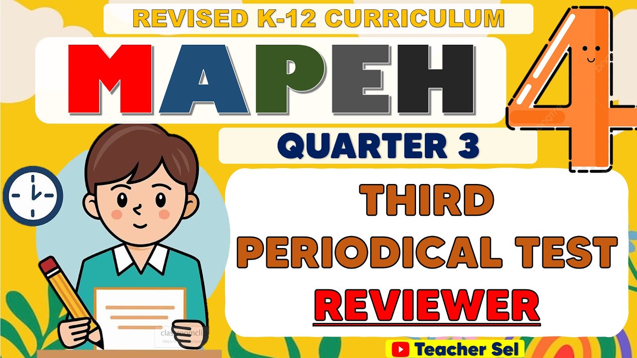Grade 4 MAPEH 4 Third Periodical Test Reviewer (Quarter 3) Revised K-12 #reviewer #Grade4