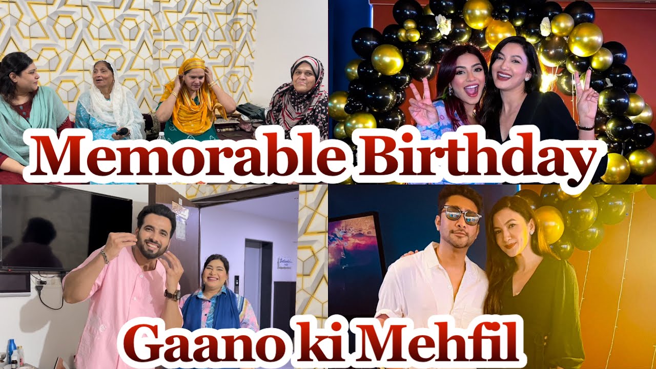 Gauhar’s Birthday pictures 😍 |Singing Mehfil 😎 |ShezaanShaikh|Zaid|Reshuz|Moon #vlog #familyvlog