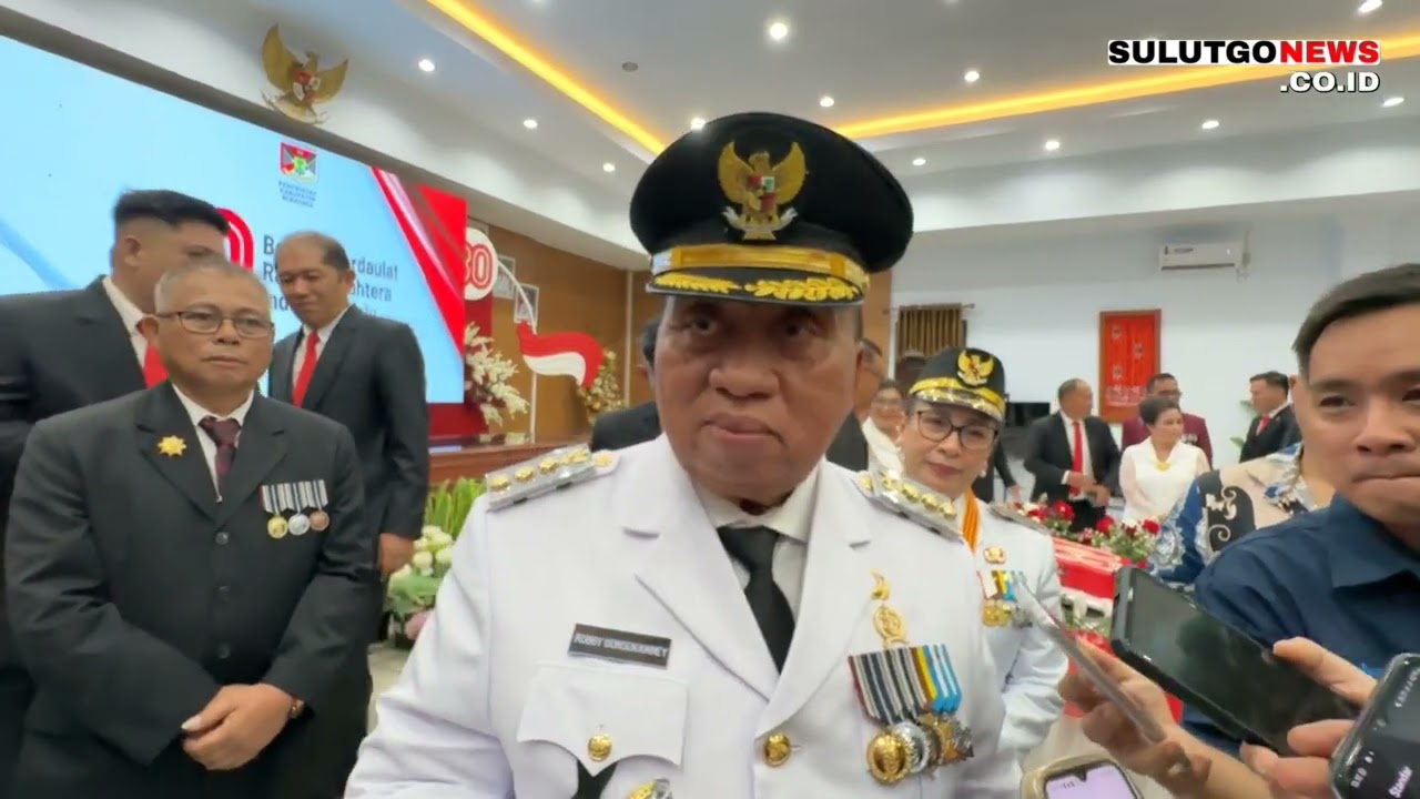 Hari Puncak Memperingati HUT Ke- 80 Proklamasi Kemerdekaan Republik Indonesia di Kabupaten Minahasa