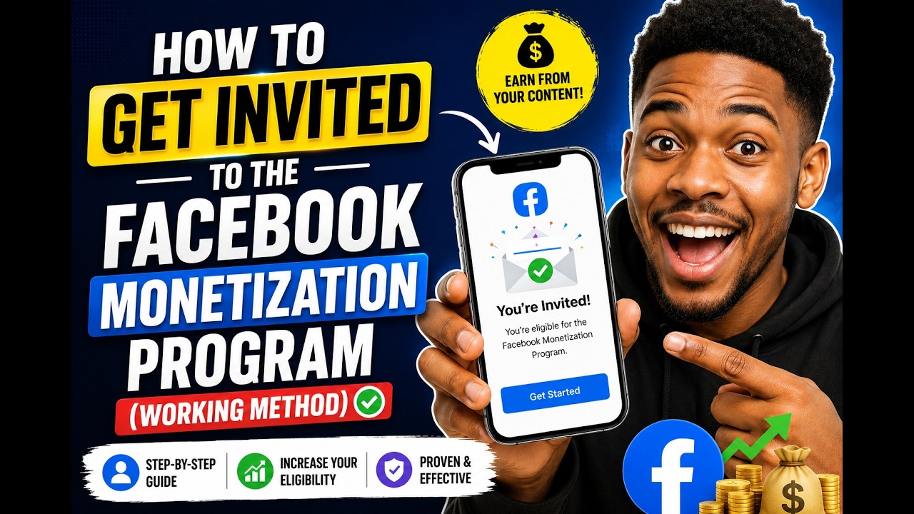 Как получить приглашение в программу монетизации Facebook (РАБОЧИЙ МЕТОД)