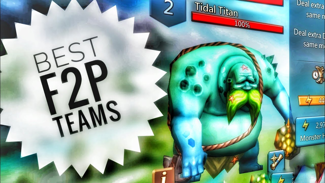 Lords Mobile - Best F2P Tidal Titan Monster Hunting Team