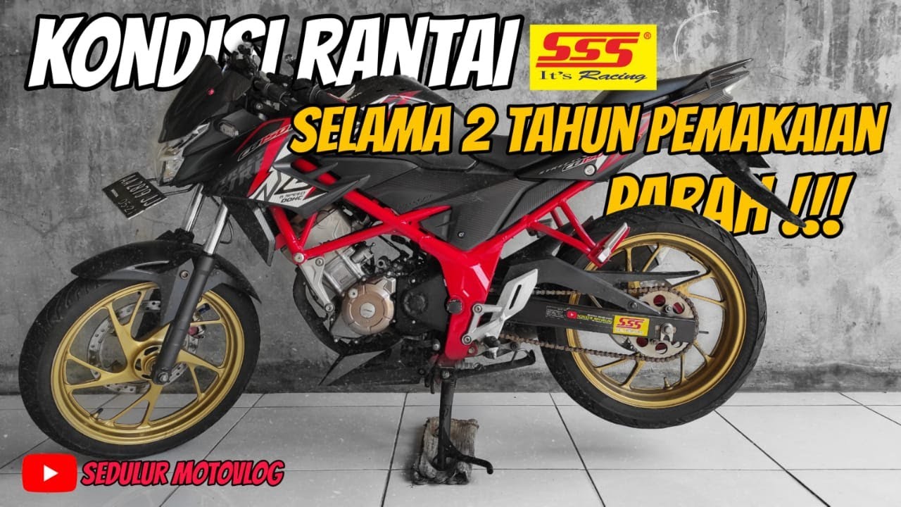 REVIEW Gear dan Rantai HSBT SSS Selama 2 Tahun Pemakaian di Honda CB150R
