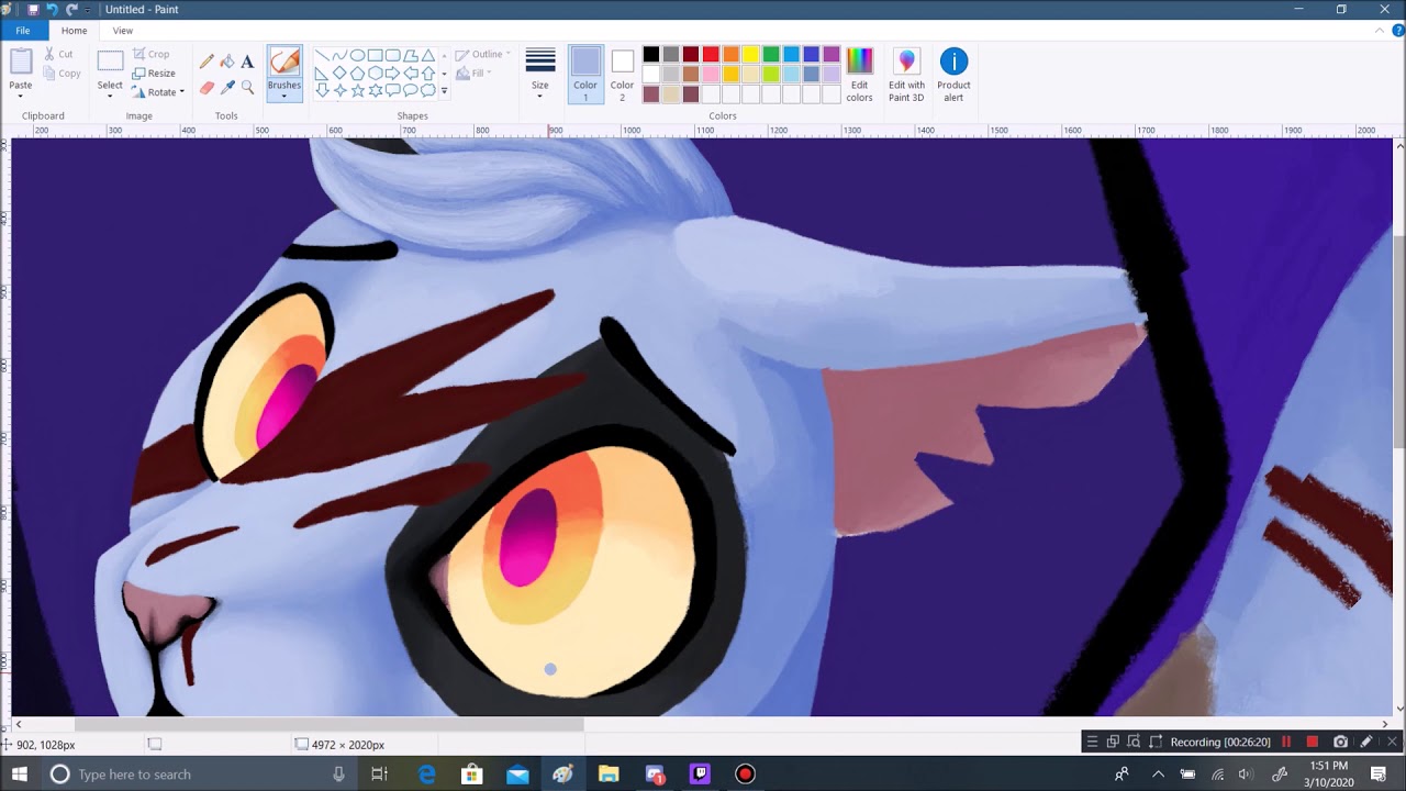 Not Ready-warrior cats-ms paint speedpaint