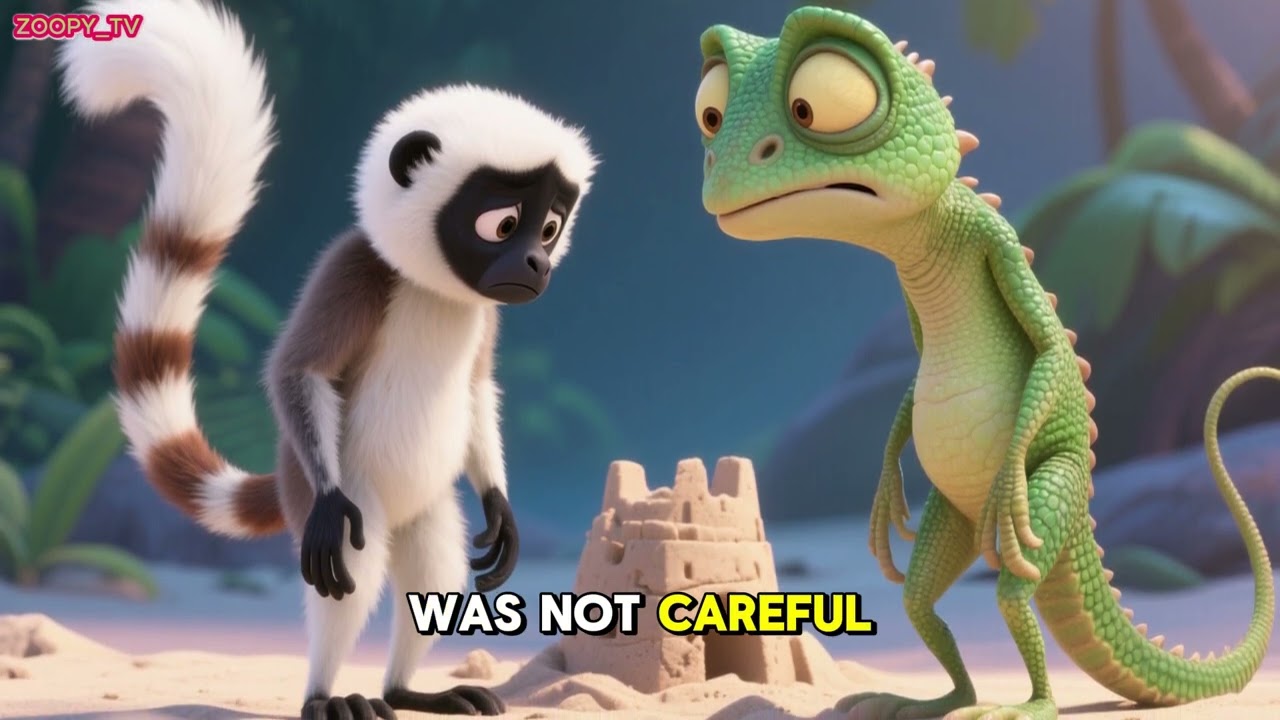 The Sifaka Who Learned That Saying Sorry Is Brave 💛 | A Powerful Story About Courage